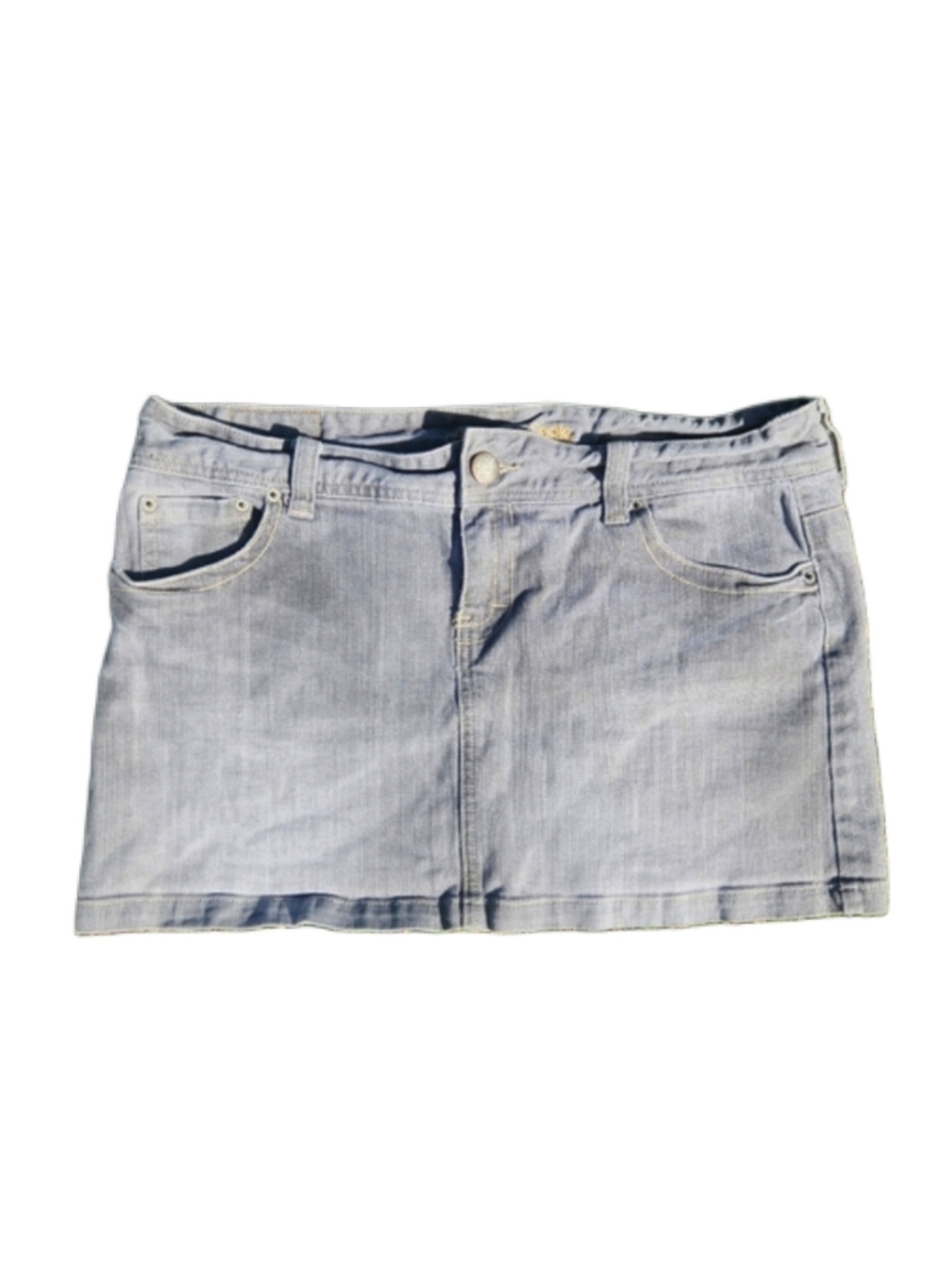Y2k American Eagle Gray Denim Mini Skirt !